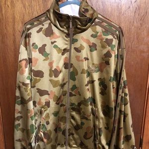 Adidas track jacket Camo